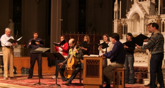 Aoede Consort rehearses Orlando Gibbons