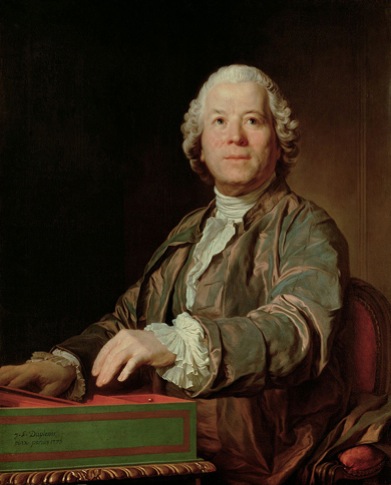 Gluck, detail of a portrait by Joseph Duplessis, 1775